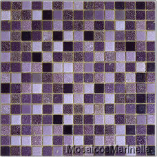 Pastilha de vidro mix  violeta