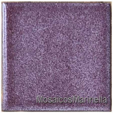 Peça de cerâmica  violeta 7,5x7,5 